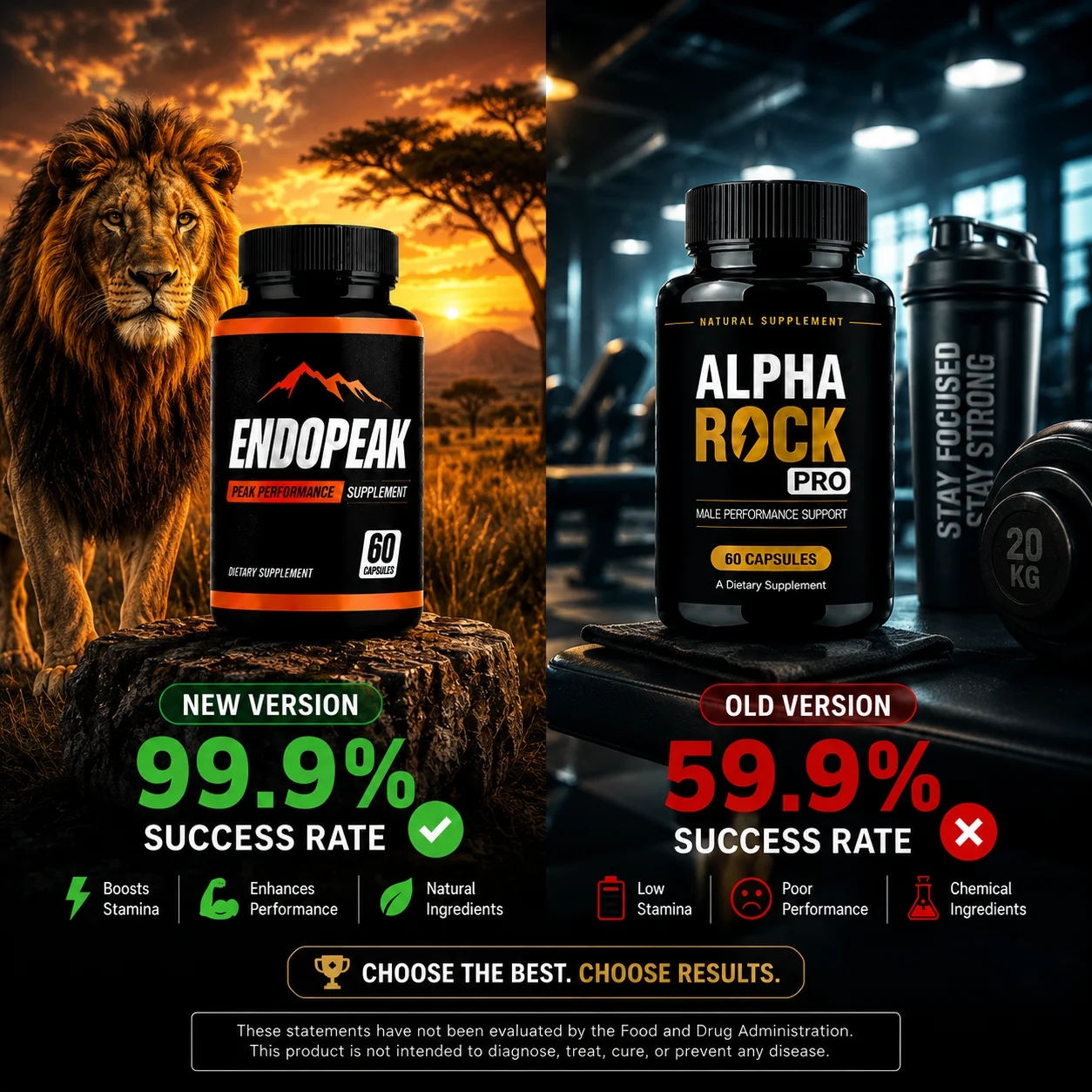 AlphaRock Male Sexual Health Support Supplement